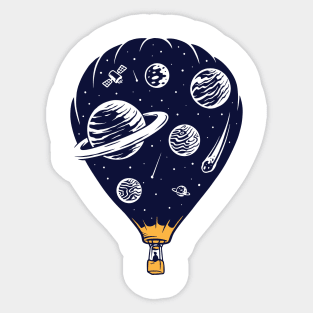 Space Traveling Sticker